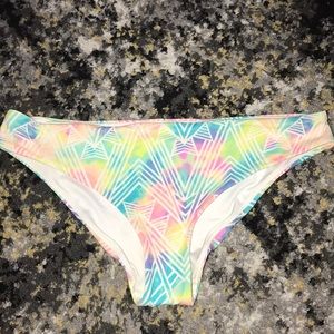 tie dye cheeky bikini bottoms